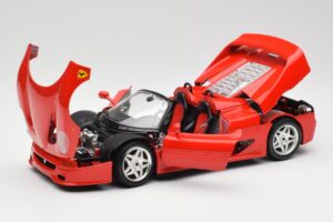 Ferrari F50 Cabriolet Vermelho Bburago 1:18 3352 Metal - imagem 2 de 8