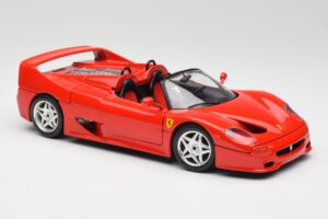 Ferrari F50 Cabriolet Vermelho Bburago 1:18 3352 Metal - imagem 6 de 8