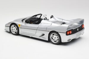 Ferrari F50 Cabriolet Prata Bburago 1:18 3372 Metal - imagem 7 de 8