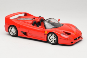 Ferrari F50 Cabriolet Vermelho Bburago 1:18 3372-P1 Metal - imagem 6 de 8