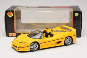 Ferrari F50 Cabriolet Shell Amarelo Maisto 1:18 3076-Y2 Metal - imagem 8 de 8