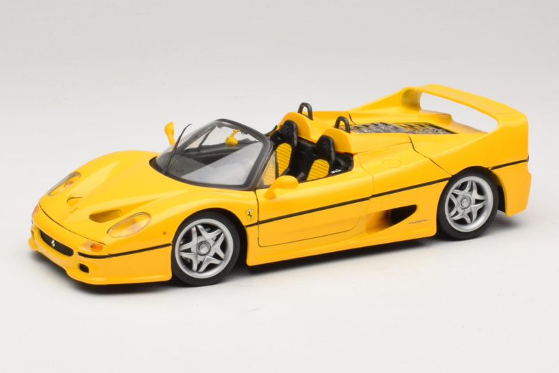 Ferrari F50 Cabriolet Shell Amarelo Maisto 1:18 3076-Y2 Metal