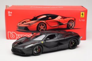 Ferrari LaFerrari F150 Matte Black Bburago 1:18 18-16901BK Metal - imagem 8 de 8
