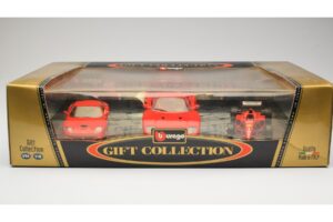 Ferrari Promo Set F40 550 Maranello Scuderia Ferrari F310 F1 1996 Bburago 1:18 FERRARI001 Metal - imagem 2 de 2