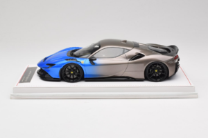 Ferrari SF90 Novitec Blue Grey Metallic IVY 1:18 REMC029 Resina