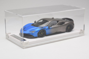 Ferrari SF90 Novitec Blue Grey Metallic IVY 1:18 REMC029 Resina - imagem 6 de 7
