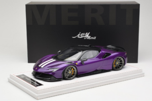 Ferrari SF90 Stradale Novitec Purple Metallic IVY 1:18 REMC021 Resina - imagem 7 de 7