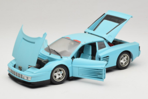 Ferrari Testarossa Borsenmodell 1997 Edição Limitada Azul Bburago 1:18 B002 Metal - imagem 2 de 8