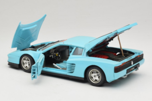 Ferrari Testarossa Borsenmodell 1997 Edição Limitada Azul Bburago 1:18 B002 Metal - imagem 5 de 8
