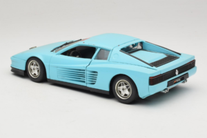 Ferrari Testarossa Borsenmodell 1997 Edição Limitada Azul Bburago 1:18 B002 Metal - imagem 7 de 8