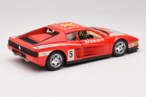 Ferrari Testarossa Brummel #5 Vermelho 1984 Bburago 1:18 3004-P1 Metal - imagem 3 de 8