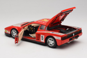 Ferrari Testarossa Brummel #5 Vermelho 1984 Bburago 1:18 3004-P1 Metal - imagem 5 de 8