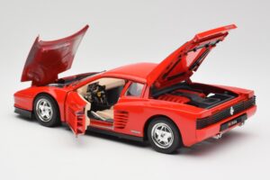 Ferrari Testarossa Vermelho Bburago 1:18 3019 Metal - imagem 5 de 8