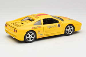 Ferrari F355 Berlinetta Racing Amarelo Solido 1:18 9009-Y1 Metal - imagem 3 de 8