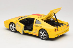 Ferrari F355 Berlinetta Racing Amarelo Solido 1:18 9009-Y1 Metal - imagem 5 de 8