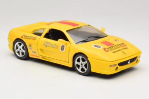 Ferrari F355 Berlinetta Racing Amarelo Solido 1:18 9009-Y1 Metal - imagem 6 de 8