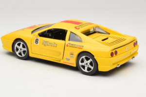 Ferrari F355 Berlinetta Racing Amarelo Solido 1:18 9009-Y1 Metal - imagem 7 de 8