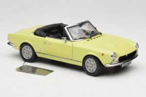 Fiat 124 Spider BS1 Amarelo Sun Star 1:18 4921 Metal - imagem 6 de 8