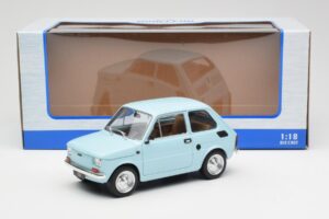 Fiat 126 Azul Claro MCG 1:18 MCG18415 Metal - imagem 6 de 6