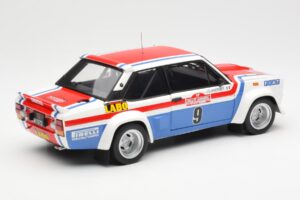 Fiat 131 Abarth Fiat France #9 J-C. Andruet / C. Delferrier Winner Rally Sanremo 1977 Kyosho 1:18 08375A Metal - imagem 3 de 8