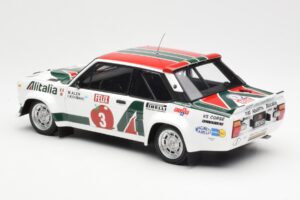 Fiat 131 Abarth #3 M. Alen / I. Kivimaki Winner Rally 1000 Lakes 1980 Kyosho 1:18 08376H Metal - imagem 7 de 8