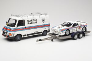 Fiat 242 & Lancia 037 Group B #1 W. Rohrl / C. Geistdorfer Rally Monte Carlo 1983 Otto 1:18 OT360 Resina