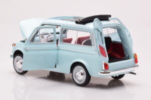 Fiat 500 Giardiniera Acquamarina Azul Norev 1:18 187742 Metal - imagem 5 de 7