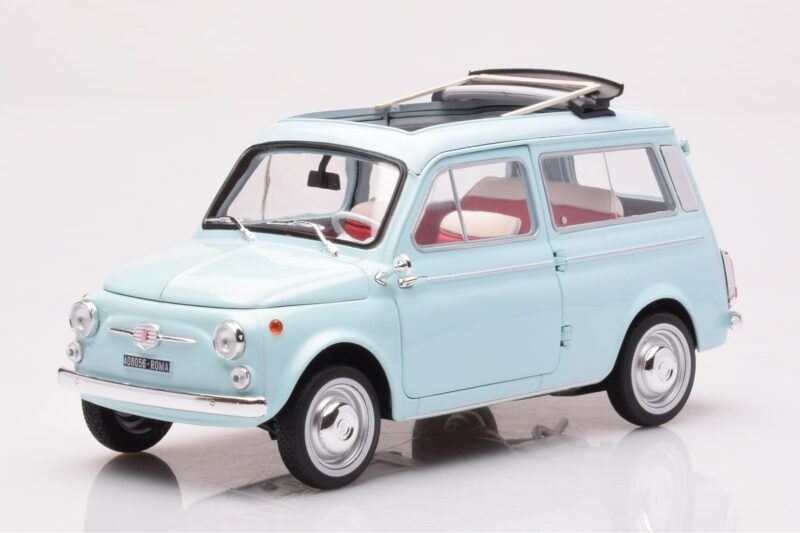 Fiat 500 Giardiniera Acquamarina Azul Norev 1:18 187742 Metal
