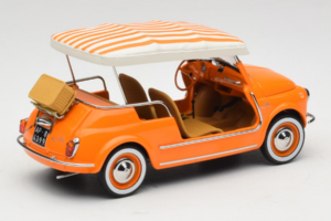 Fiat 500 Jolly Laranja Norev 1:18 187791 Metal - imagem 2 de 6