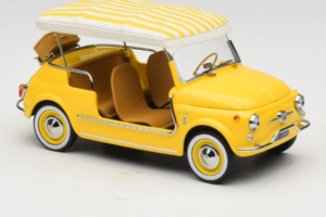 Fiat 500 Jolly Amarelo Norev 1:18 187790 Metal - imagem 4 de 6