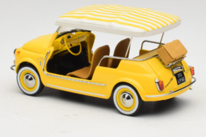 Fiat 500 Jolly Amarelo Norev 1:18 187790 Metal - imagem 5 de 6