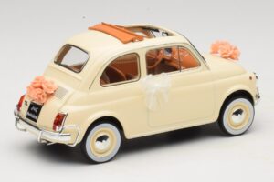 Fiat 500 L Marfim Wedding Gift Norev 1:18 187780 Metal - imagem 2 de 6