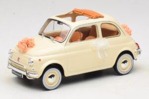 Fiat 500 L Marfim Wedding Gift Norev 1:18 187780 Metal
