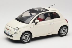 Fiat 500 Branco Mondo Motors 1:18 500291 Metal