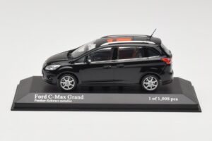Ford C-Max Grand Preto Metálico Minichamps 1:43 400089100 Metal