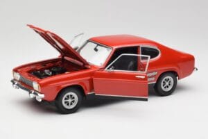 Ford Capri Mk1 1700 GT Vermelho Minichamps 1:18 180089001 Metal - imagem 2 de 8