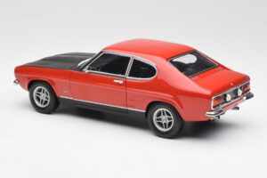 Ford Capri Mk1 2600 RS Vermelho Preto Minichamps 1:18 180089071 Metal - imagem 7 de 8