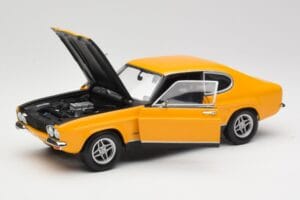 Ford Capri 2600 RS Signal Amarelo Com Preto Minichamps 1:18 180089070 Metal - imagem 2 de 8