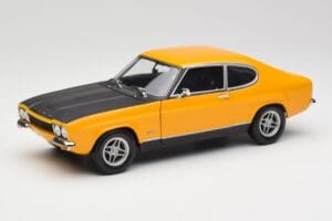 Ford Capri 2600 RS Signal Amarelo Com Preto Minichamps 1:18 180089070 Metal