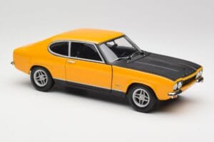 Ford Capri 2600 RS Signal Amarelo Com Preto Minichamps 1:18 180089070 Metal - imagem 6 de 8