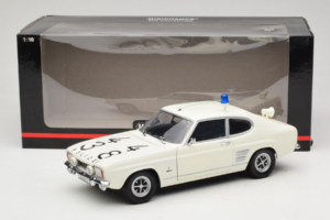 Ford Capri Autobahnpolizei Dusseldorf Minichamps 1:18 150089090 Metal - imagem 8 de 8