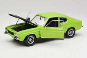 Ford Capri Mk1 RS 2600 Verde & Preto Minichamps 1:18 150089075 Metal - imagem 2 de 8