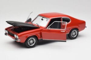 Ford Capri Mk1 RS 2600 Vermelho & Preto Minichamps 1:18 150089076 Metal - imagem 2 de 8