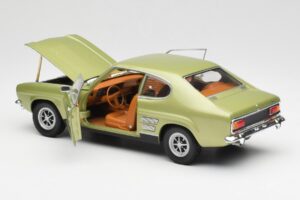 Ford Capri Mk1 Verde Claro Metálico Minichamps 1:18 18008900 Metal - imagem 5 de 8