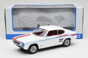 Ford Capri Mk1 GT Turbo Branco MCG 1:18 MCG18539 Metal - imagem 6 de 6