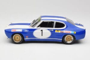 Ford Capri Mk1 RS 2600 #1 D. Glemser Ford Deutschland Winner Brno ETCC 1972 Minichamps 1:18 155728501 Metal - imagem 3 de 6