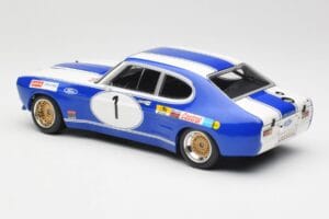 Ford Capri Mk1 RS 2600 #1 D. Glemser Ford Deutschland Winner Brno ETCC 1972 Minichamps 1:18 155728501 Metal - imagem 5 de 6