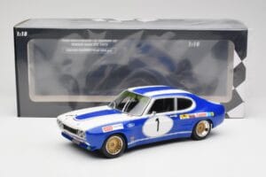 Ford Capri Mk1 RS 2600 #1 D. Glemser Ford Deutschland Winner Brno ETCC 1972 Minichamps 1:18 155728501 Metal - imagem 6 de 6