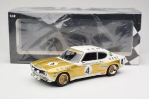 Ford Capri Mk1 RS 2600 #4 W. Frank / K. Fritzinger Kent Frami Racing 24 Hours of Spa 1972 Minichamps 1:18 155728504 Metal - imagem 6 de 6