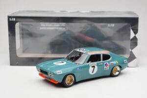 Ford Capri Mk1 RS 2600 #7 J. Stewart / F. Cevert Ford Köln 6 Hours of Paul Ricard 1972 Minichamps 1:18 155728507 Metal - imagem 6 de 6